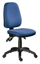 333 ASYN židle kancelářská, koženka SK 8 - koženka světle modrá